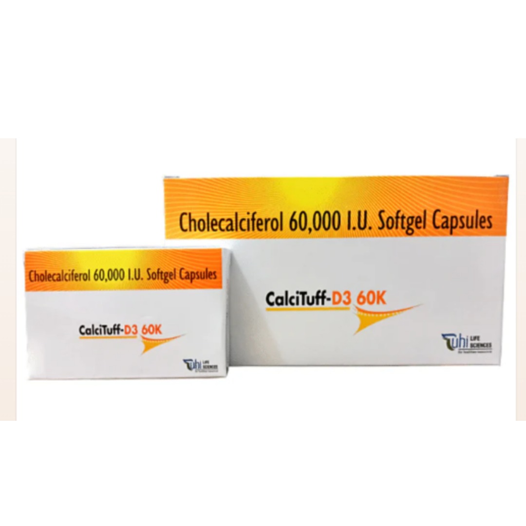 Calcituff D3 60k Softgel Capsule